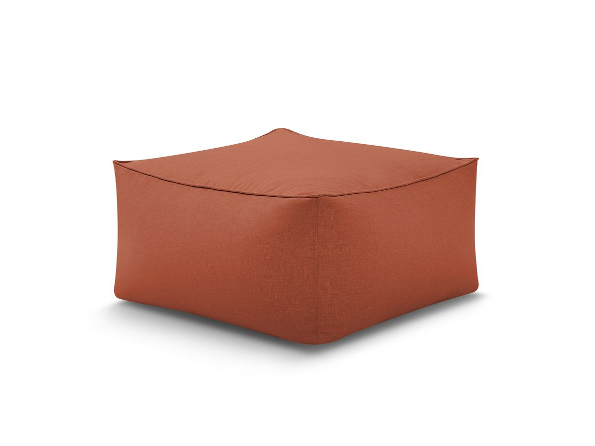 Pouf pour canapé de jardin modulable RIVIERA orange   BOBOCHIC