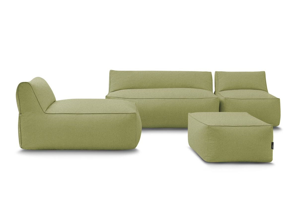 Canapé de jardin modulable RIVIERA vert — vue 5