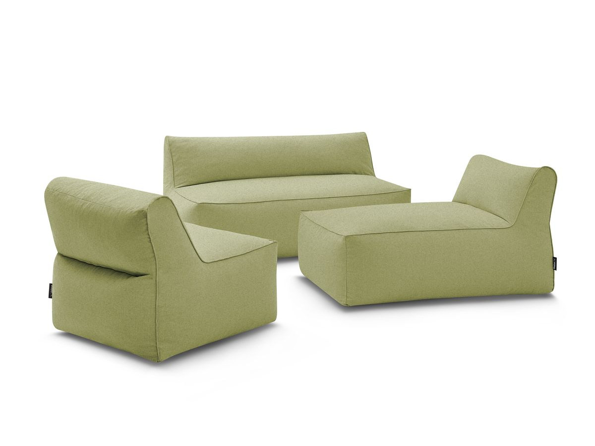 Canapé de jardin modulable RIVIERA vert — vue 5