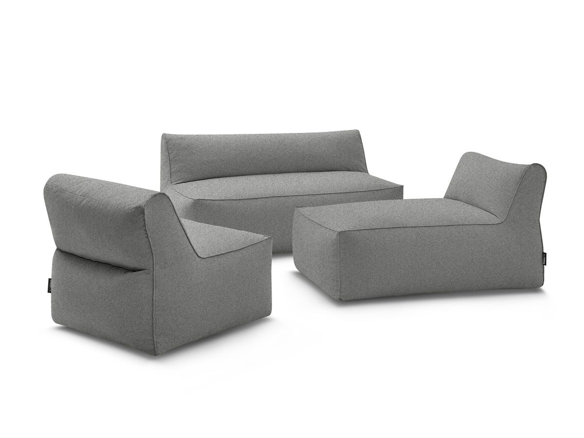 Canapé de jardin modulable RIVIERA gris foncé — vue 5