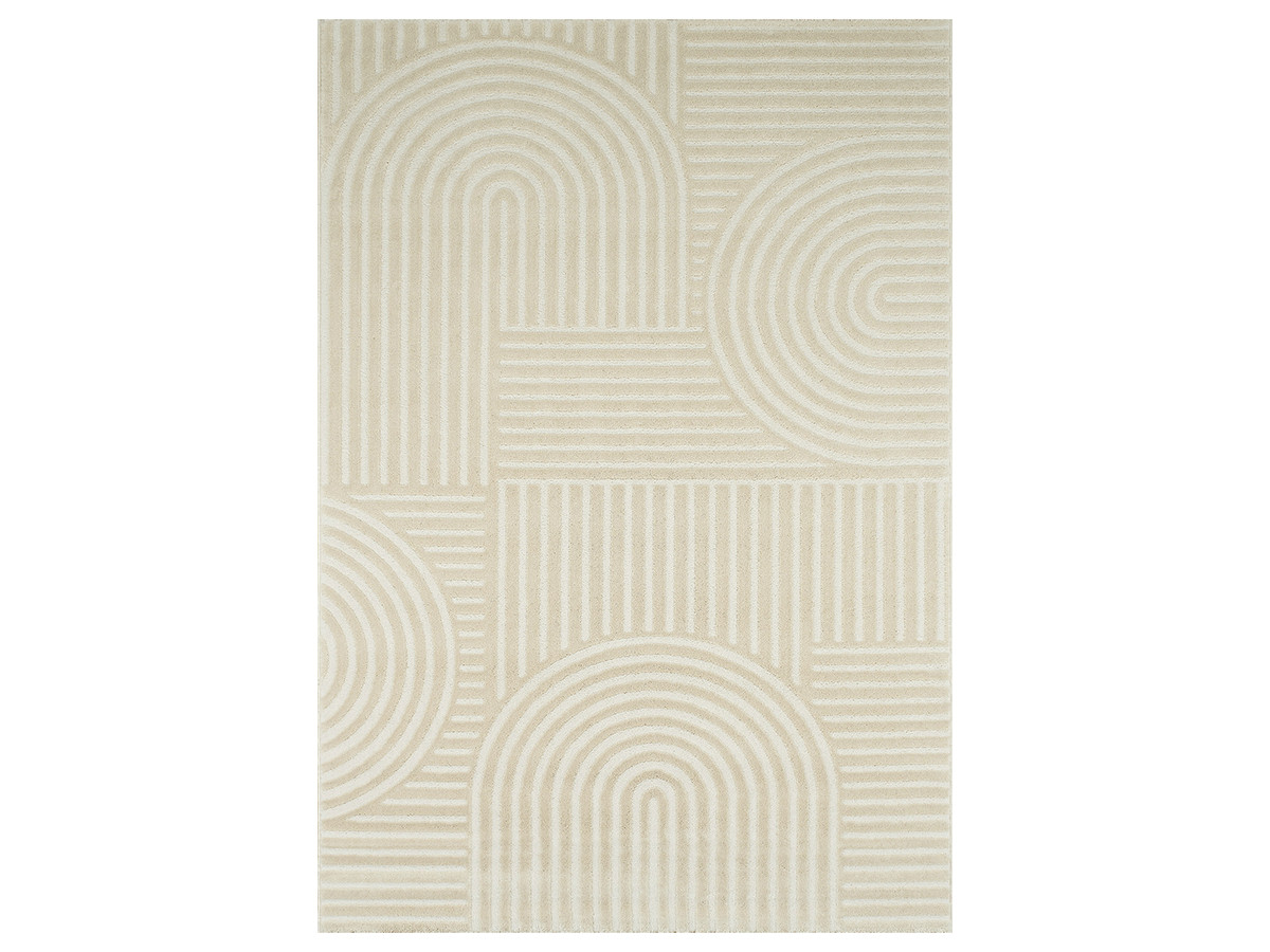 BEATRICE laagpolig vloerkleed met abstract patroon