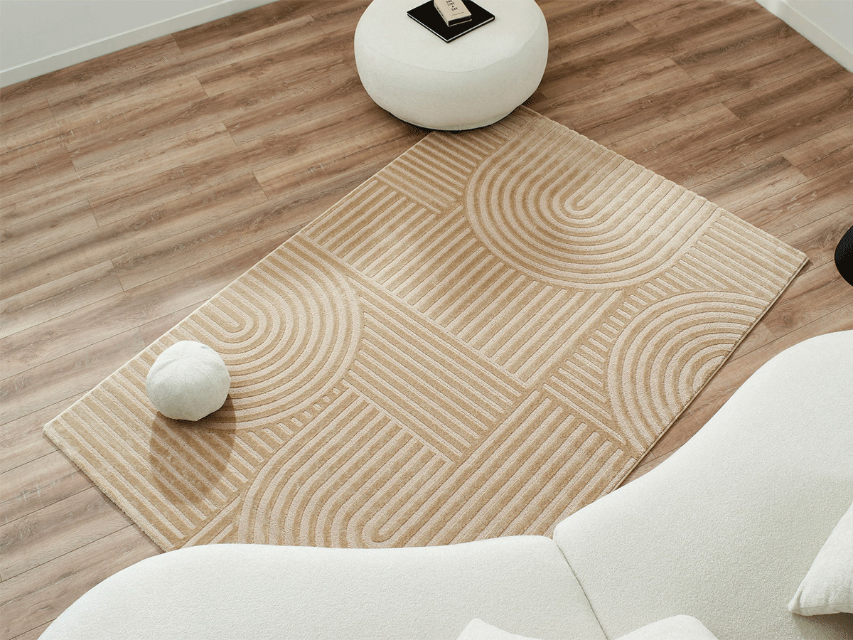 BEATRICE laagpolig vloerkleed met abstract patroon