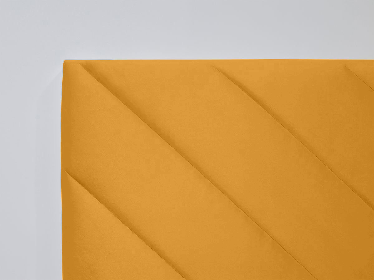 Tête de lit ROMANE velours jaune — vue 5