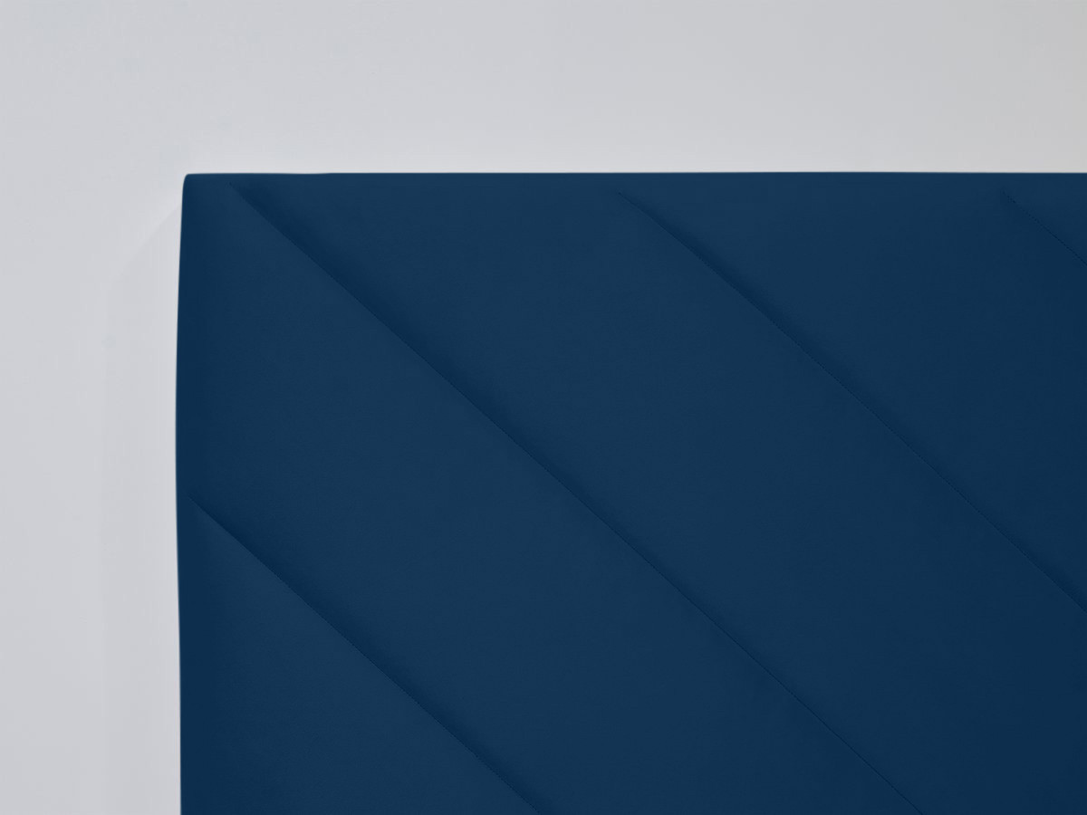 Tête de lit ROMANE velours bleu foncé — vue 5