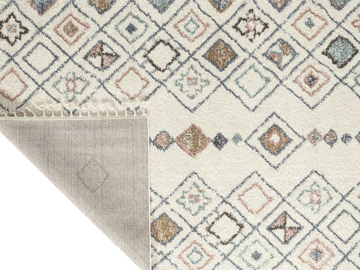 DELIA shaggy tapijt met Berberpatroon