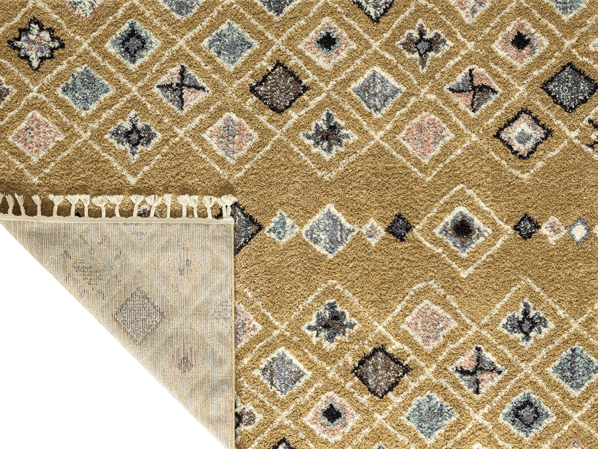 DELIA shaggy tapijt met Berberpatroon