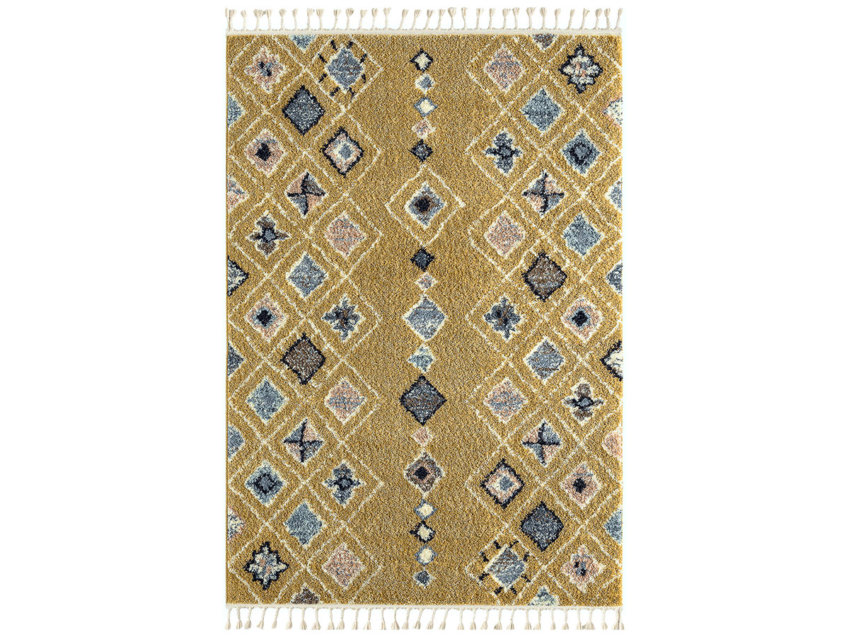 DELIA shaggy tapijt met Berberpatroon