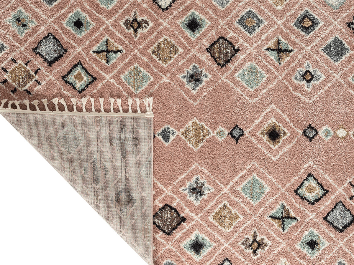 DELIA shaggy tapijt met Berberpatroon