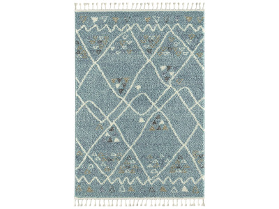 Tapis shaggy DENA motif berbère