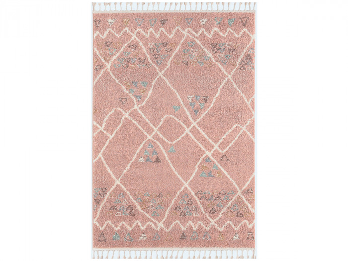 Tapis shaggy DENA motif berbère