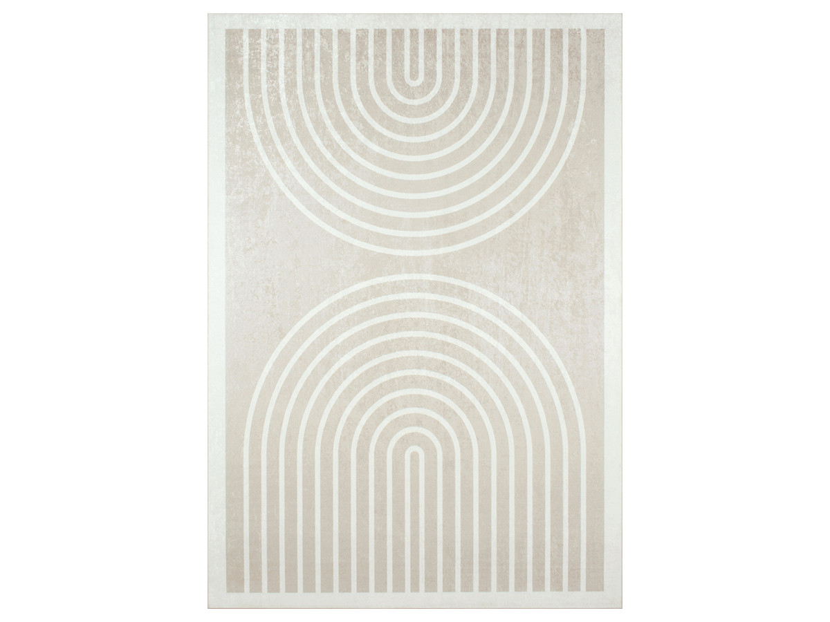 CALIX laagpolig vloerkleed met abstract patroon