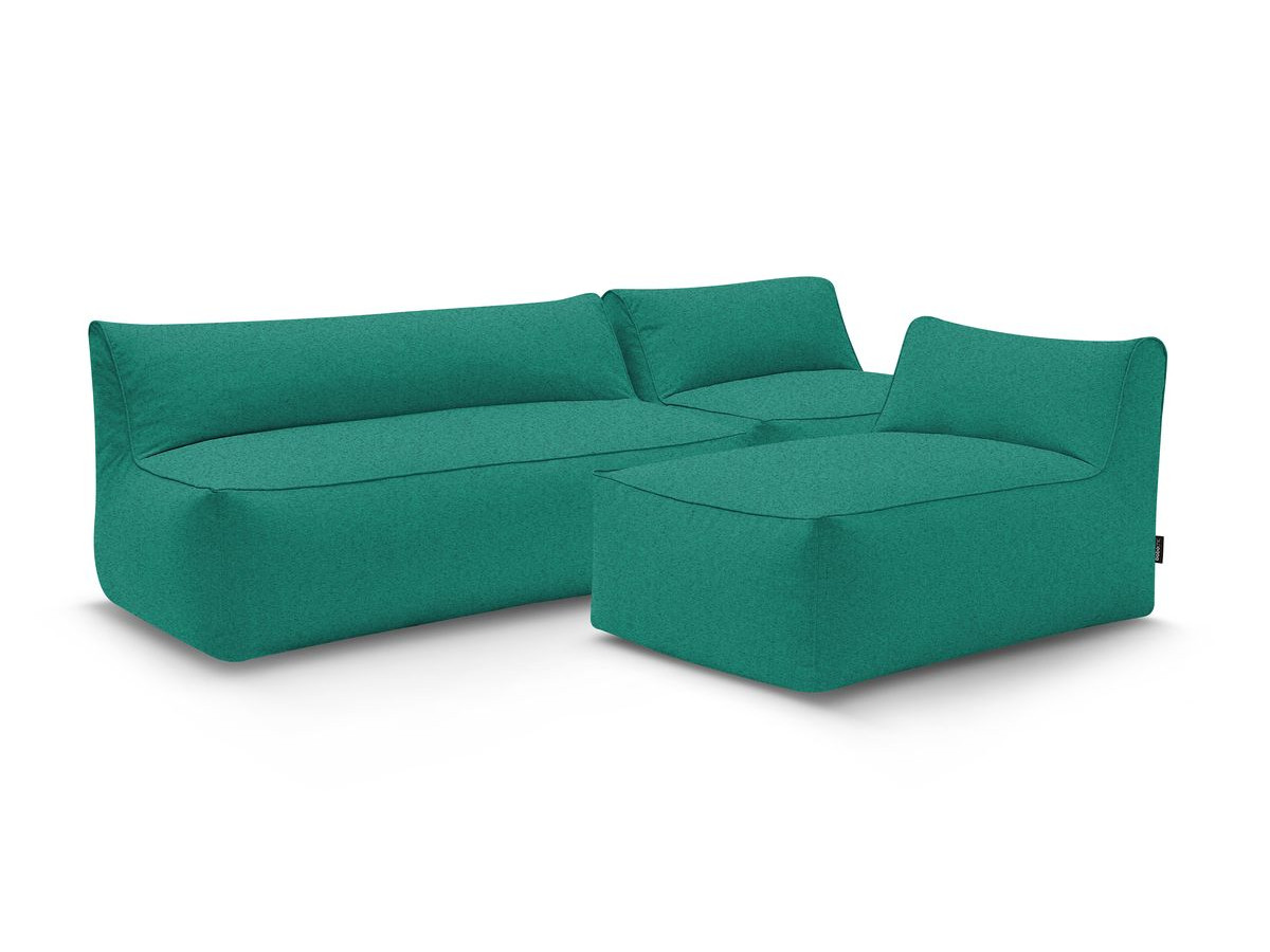 Canapé de jardin modulable RIVIERA bleu clair — vue 5