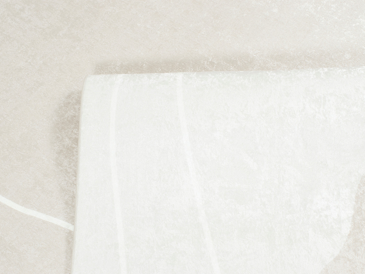 Tapis poils ras CALIXTE motif abstrait