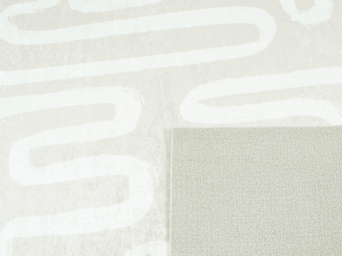 CALLY laagpolig vloerkleed met abstract patroon