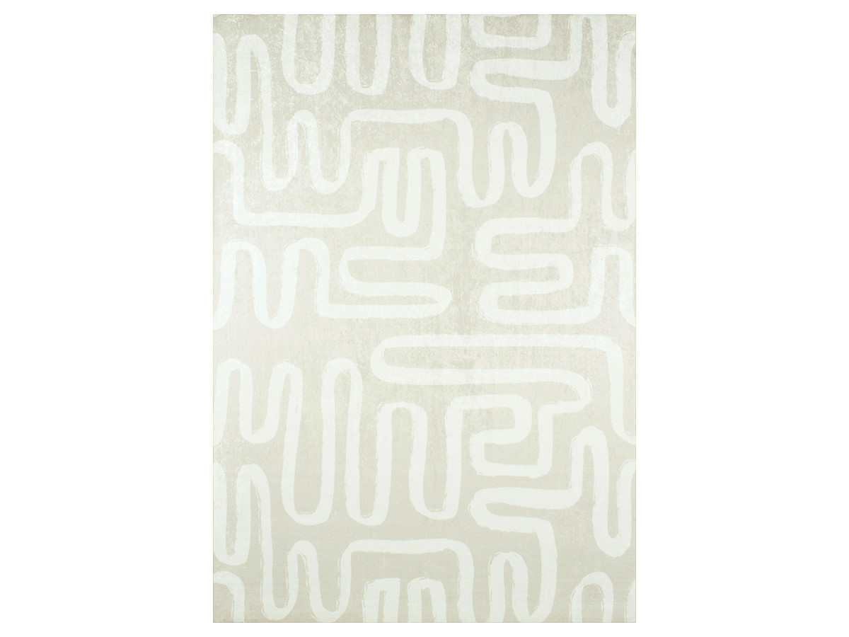 CALLY laagpolig vloerkleed met abstract patroon