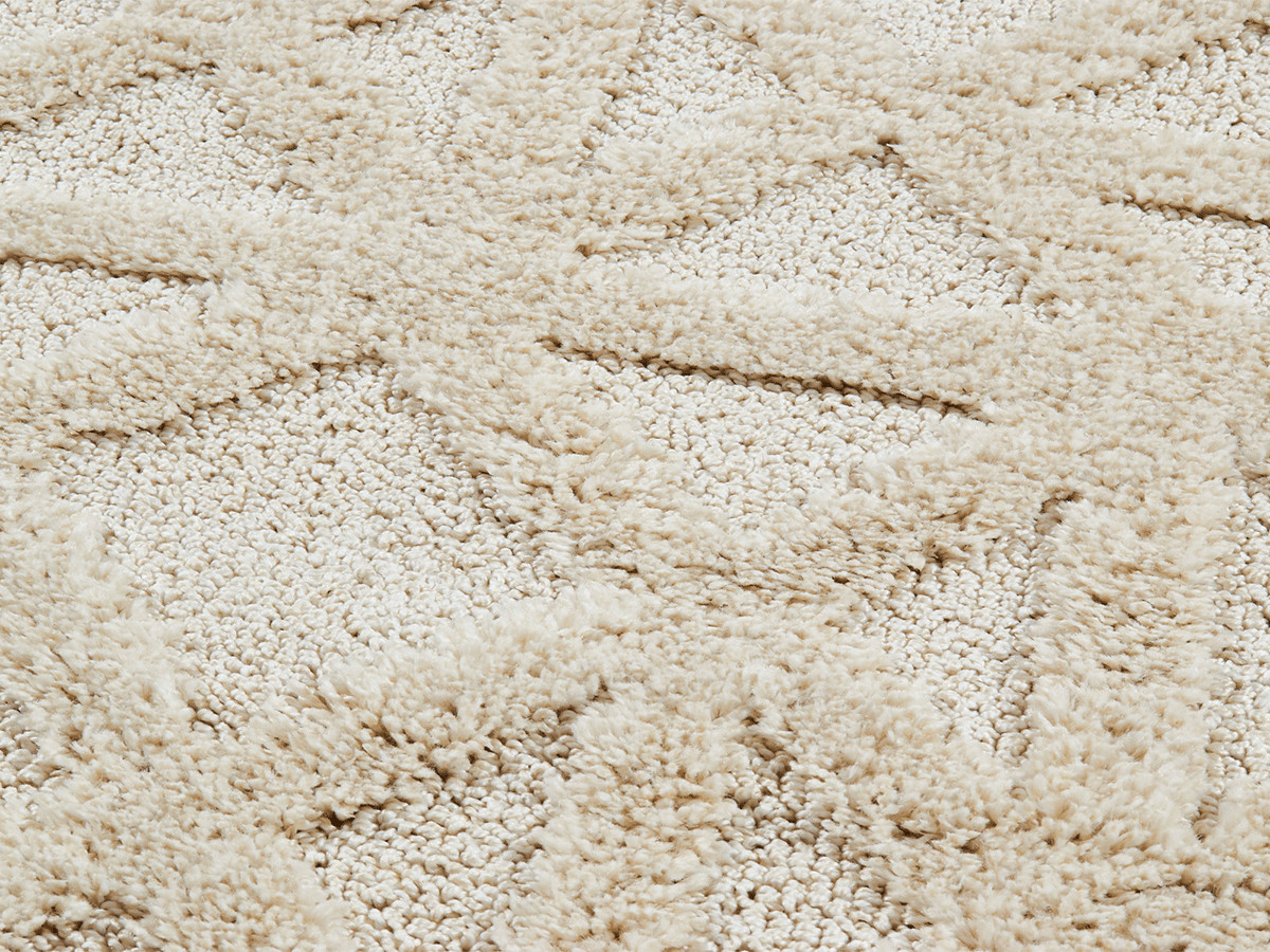 HADRI laagpolig vloerkleed met grafisch patroon