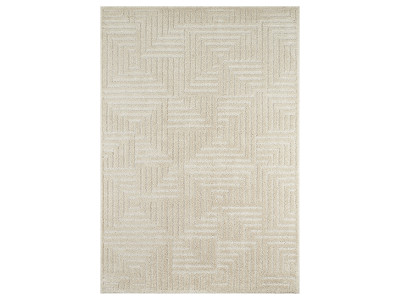 Tapis poils ras HANDA motif graphique
