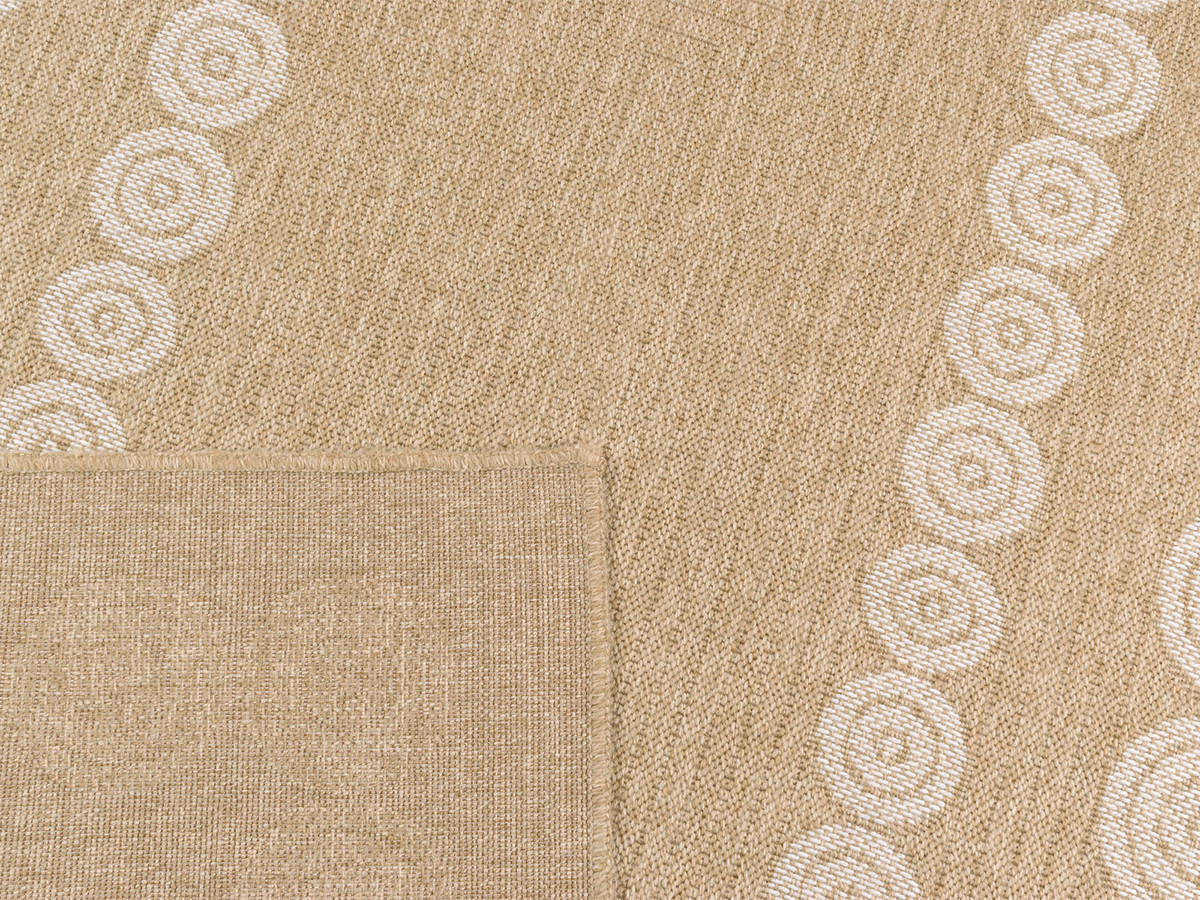 NAMA laagpolig vloerkleed met jute-look