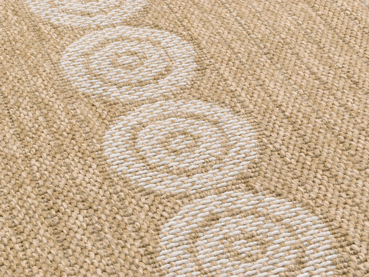 NAMA laagpolig vloerkleed met jute-look