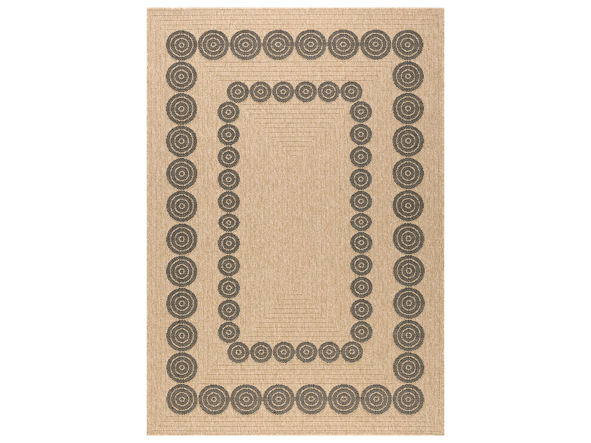 NAMA laagpolig vloerkleed met jute-look