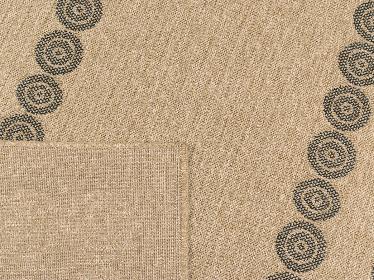 NAMA laagpolig vloerkleed met jute-look