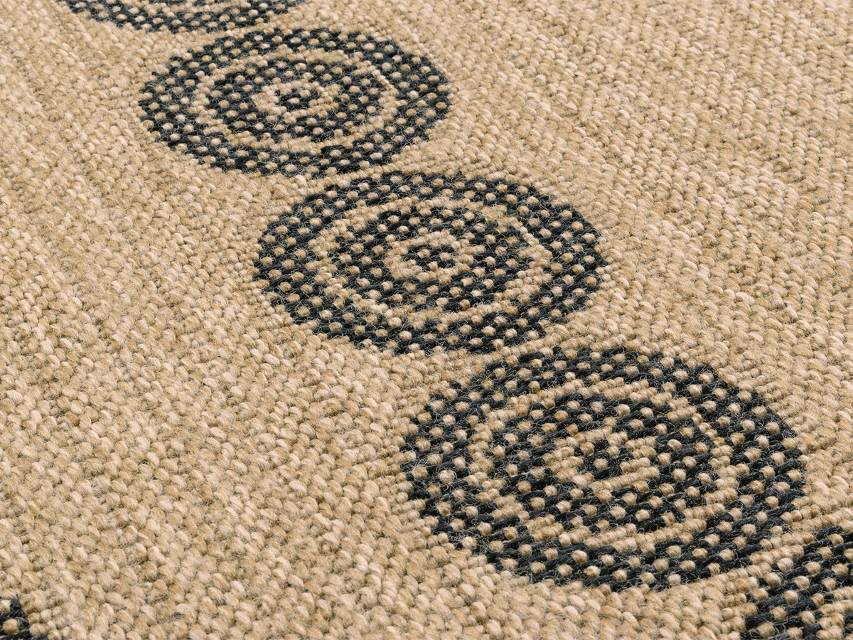 NAMA laagpolig vloerkleed met jute-look