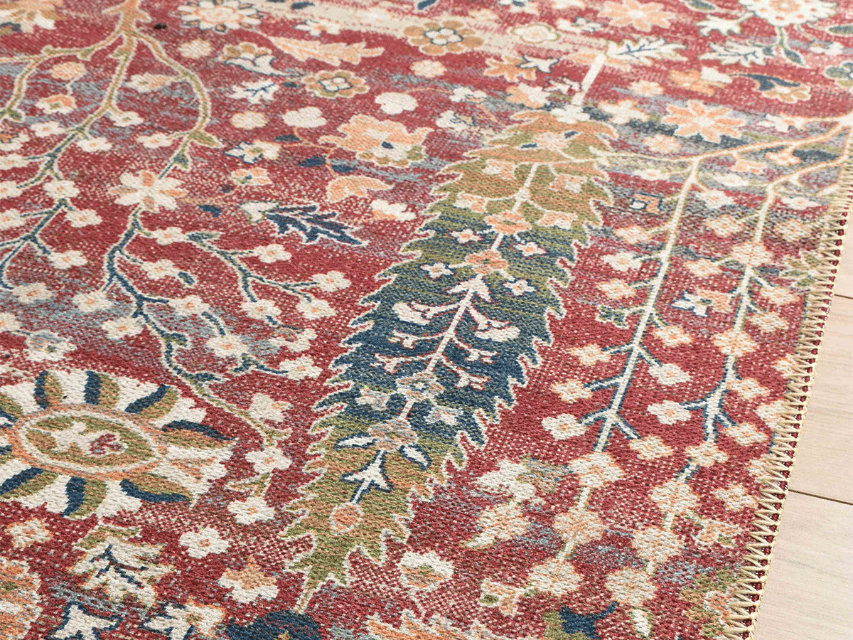 PAO laagpolig vloerkleed met vintage patroon