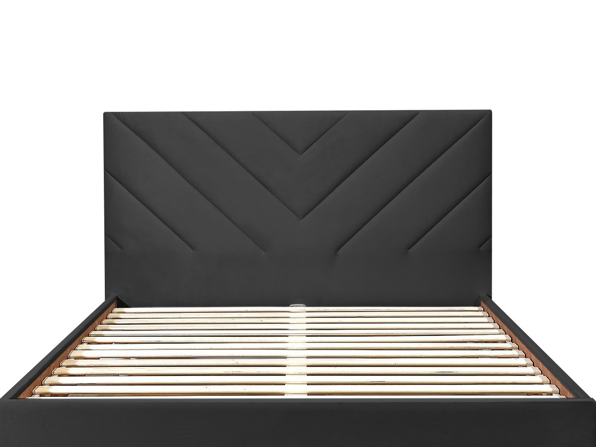 Tête de lit ROMANE velours gris foncé — vue 4