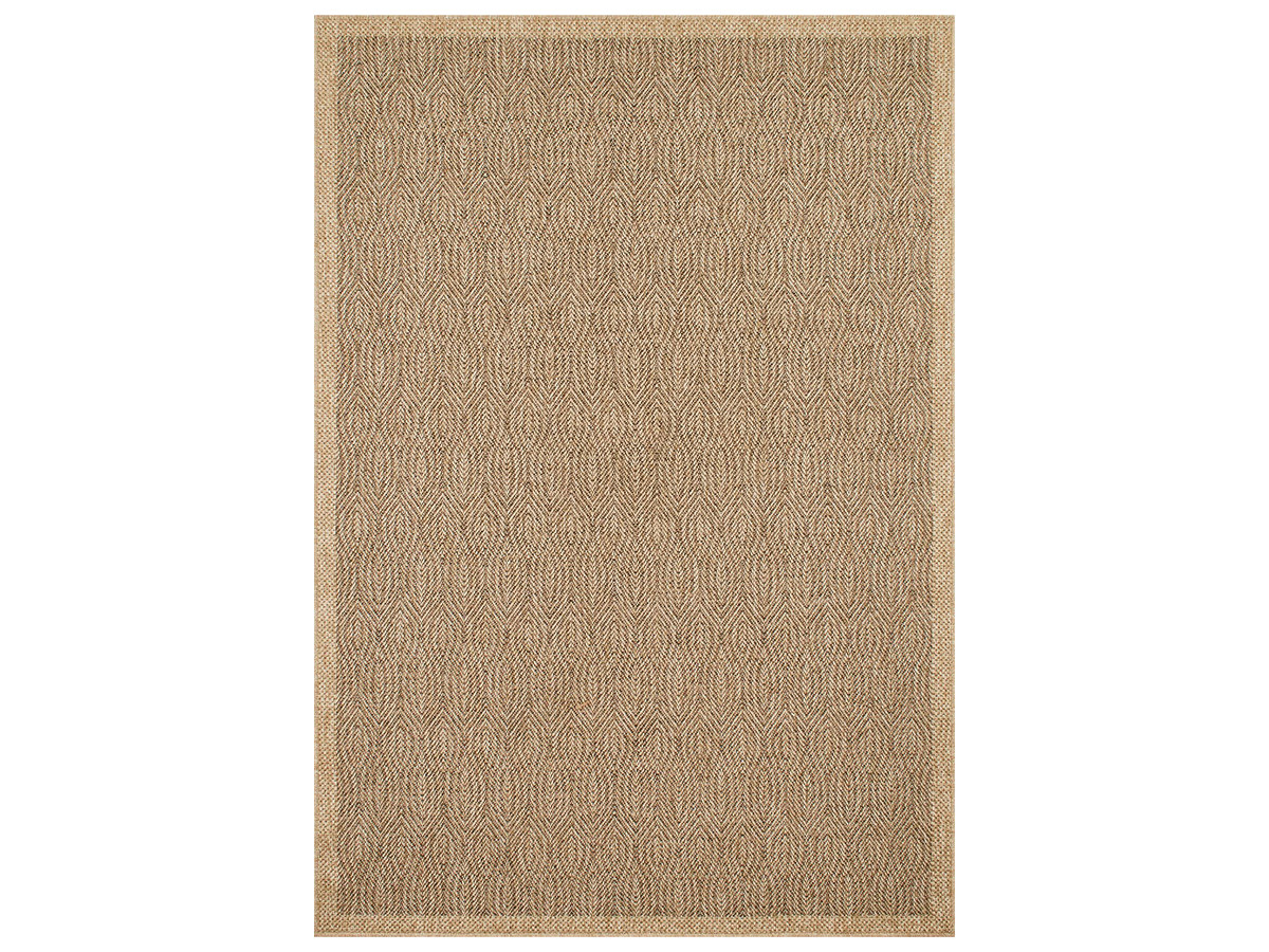 Tapis poils ras NAFI aspect jute