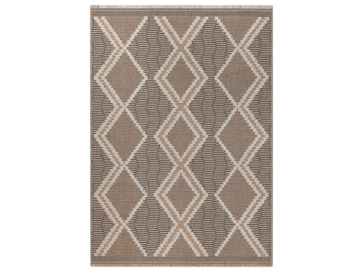 Tapis poils ras TUNA aspect jute