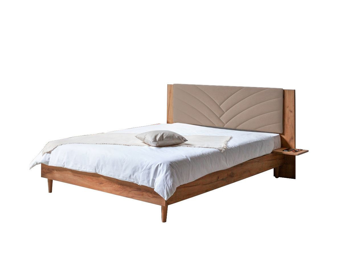 Structure de lit 140x190 cm TRIOMPHE avec lattes massives