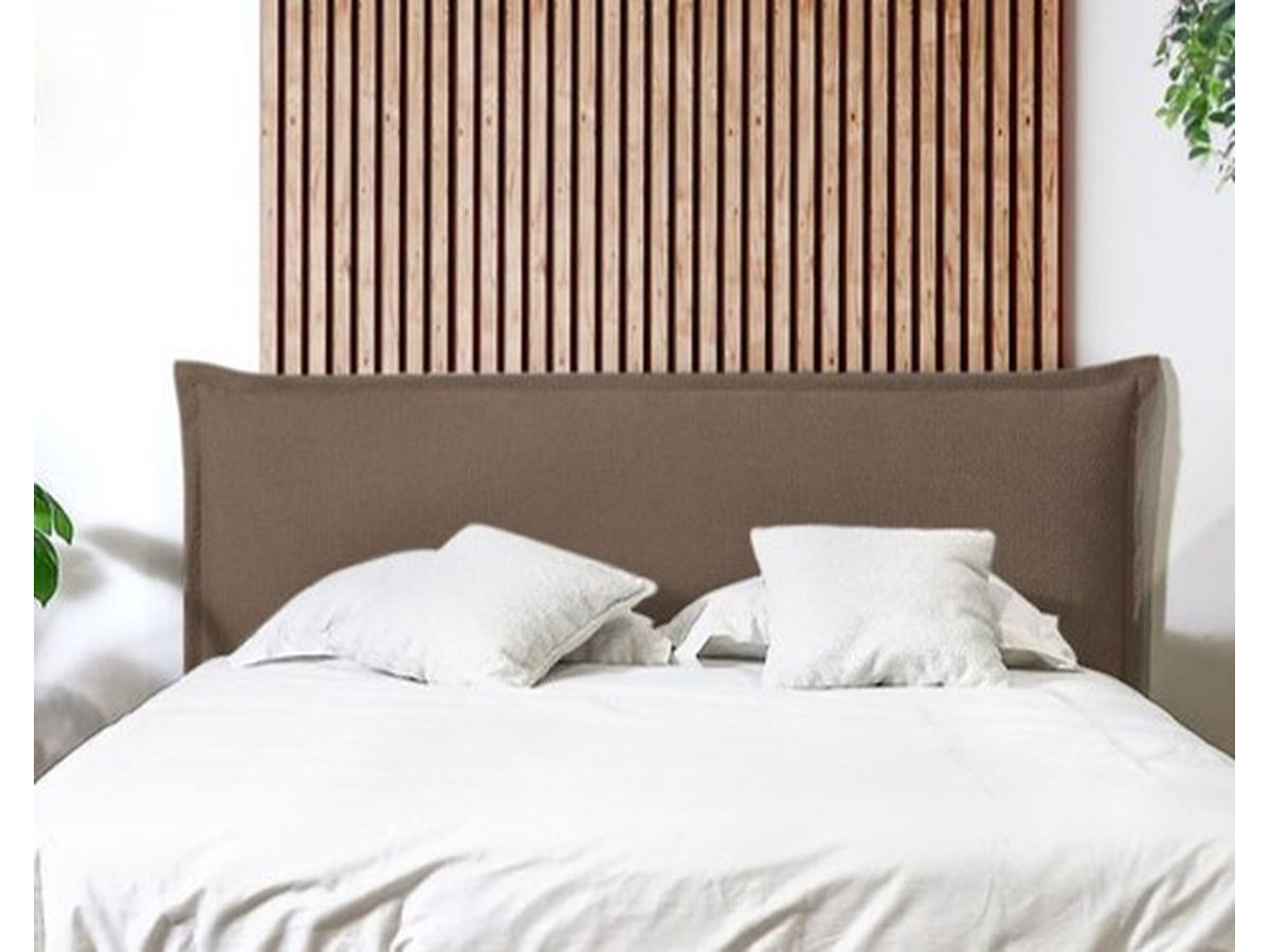 Tête de lit CHARLIE taupe — vue 4