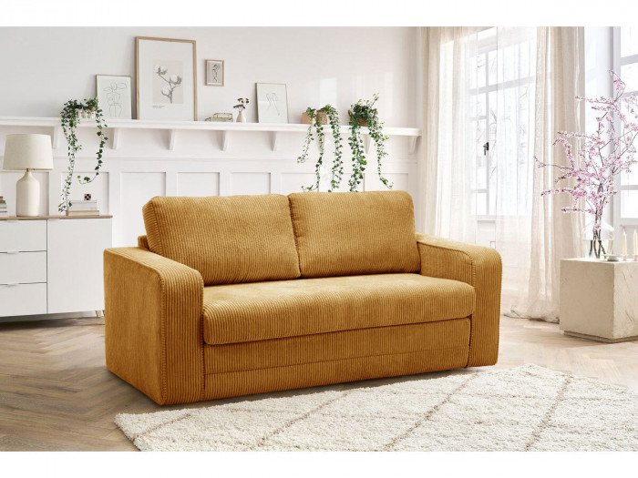 Canapé droit convertible déplimousse COME