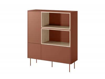 Buffet haut 2 portes 120 cm ATLAS avec niches