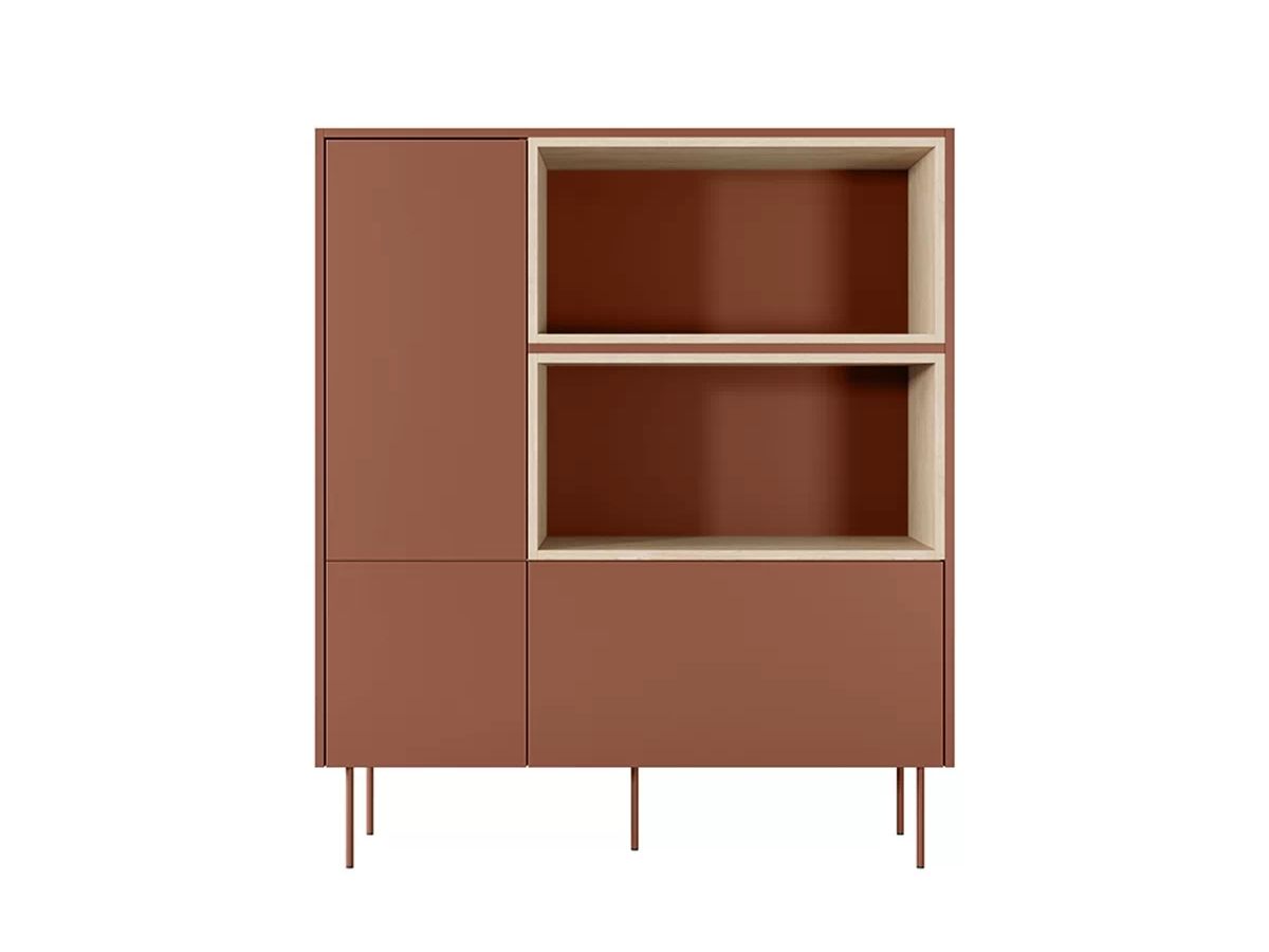 Buffet haut 2 portes 120 cm ATLAS avec niches