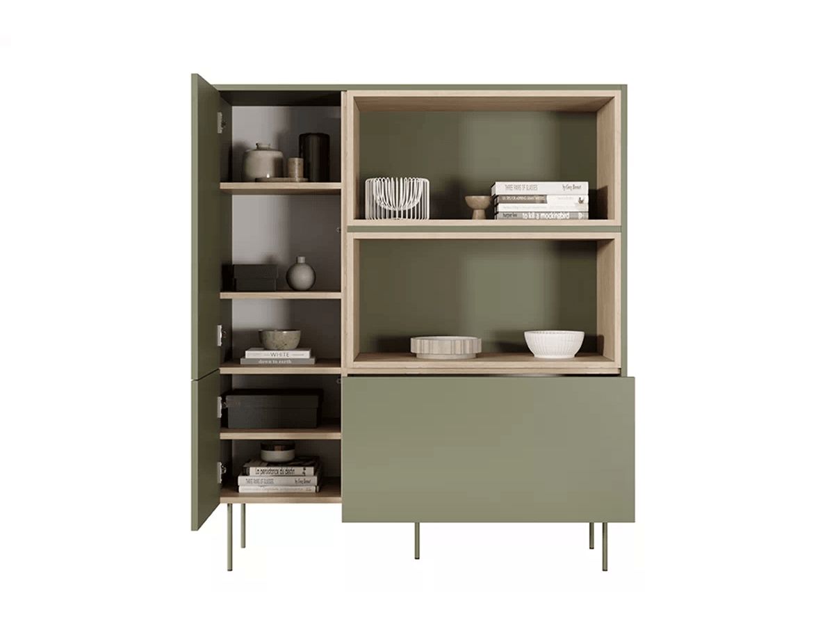 Buffet haut 2 portes 120 cm ATLAS avec niches