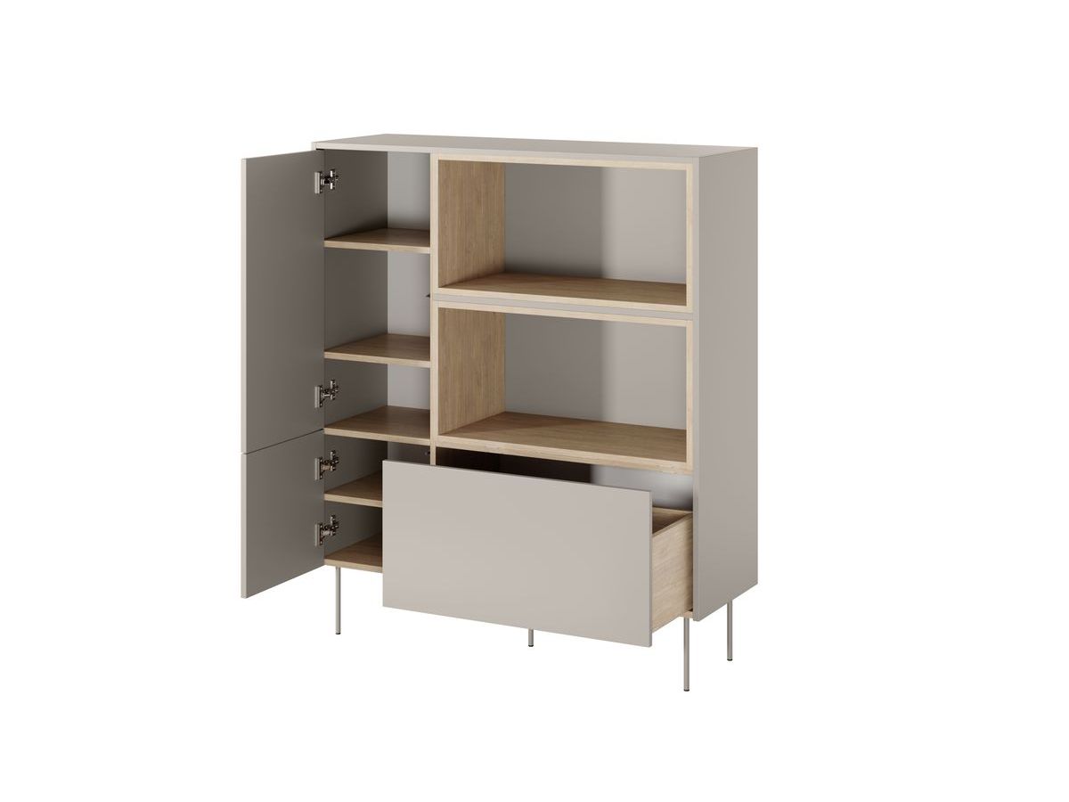 Buffet haut 2 portes 120 cm ATLAS avec niches