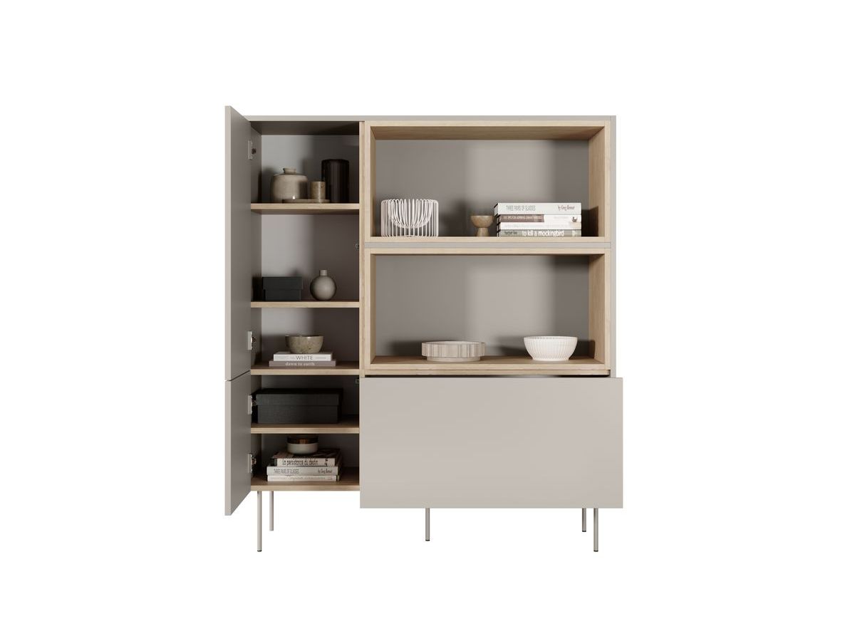 Buffet haut 2 portes 120 cm ATLAS avec niches
