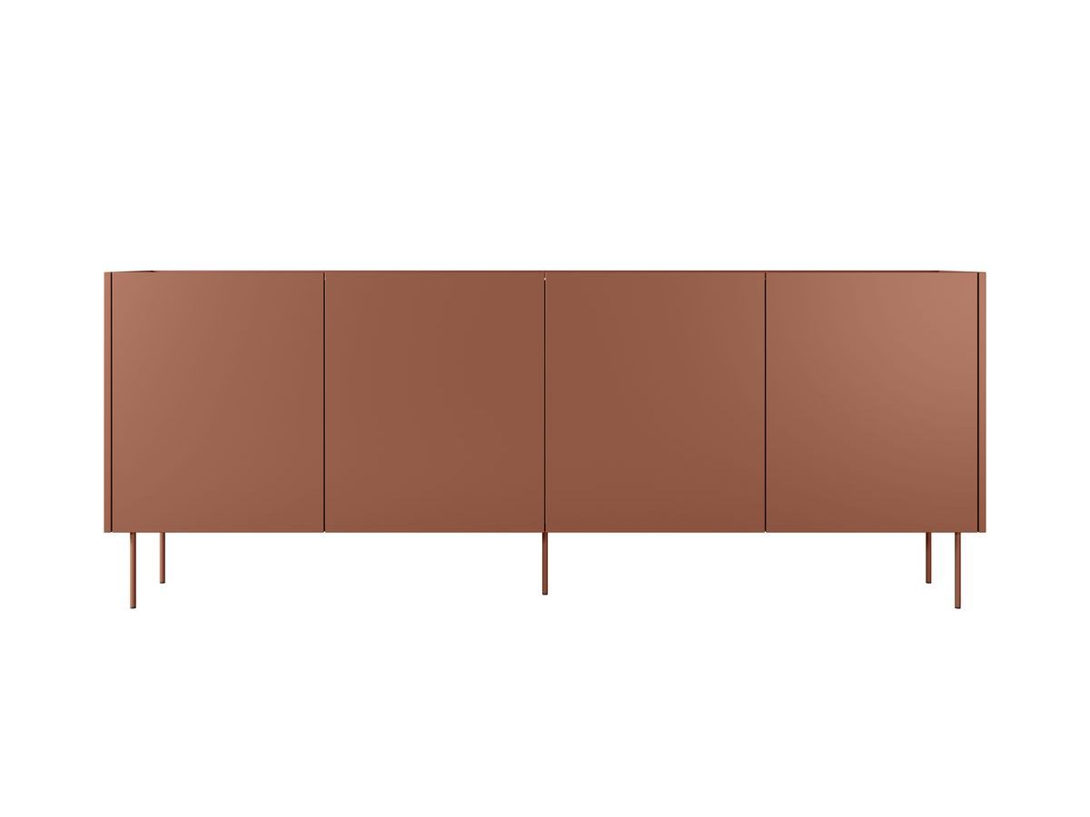 Buffet 4 portes 220 cm ATLAS rouge — vue 6