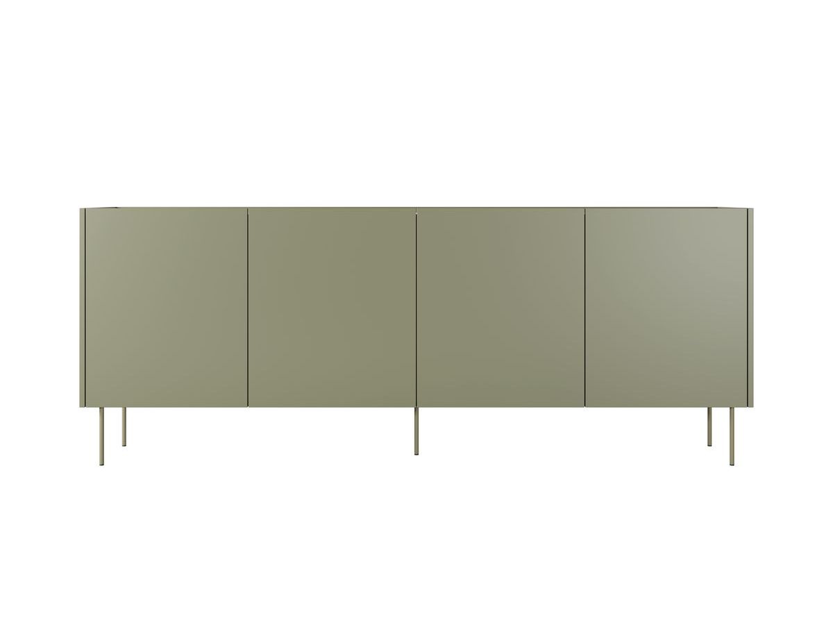 Buffet 4 portes 220 cm ATLAS vert — vue 6