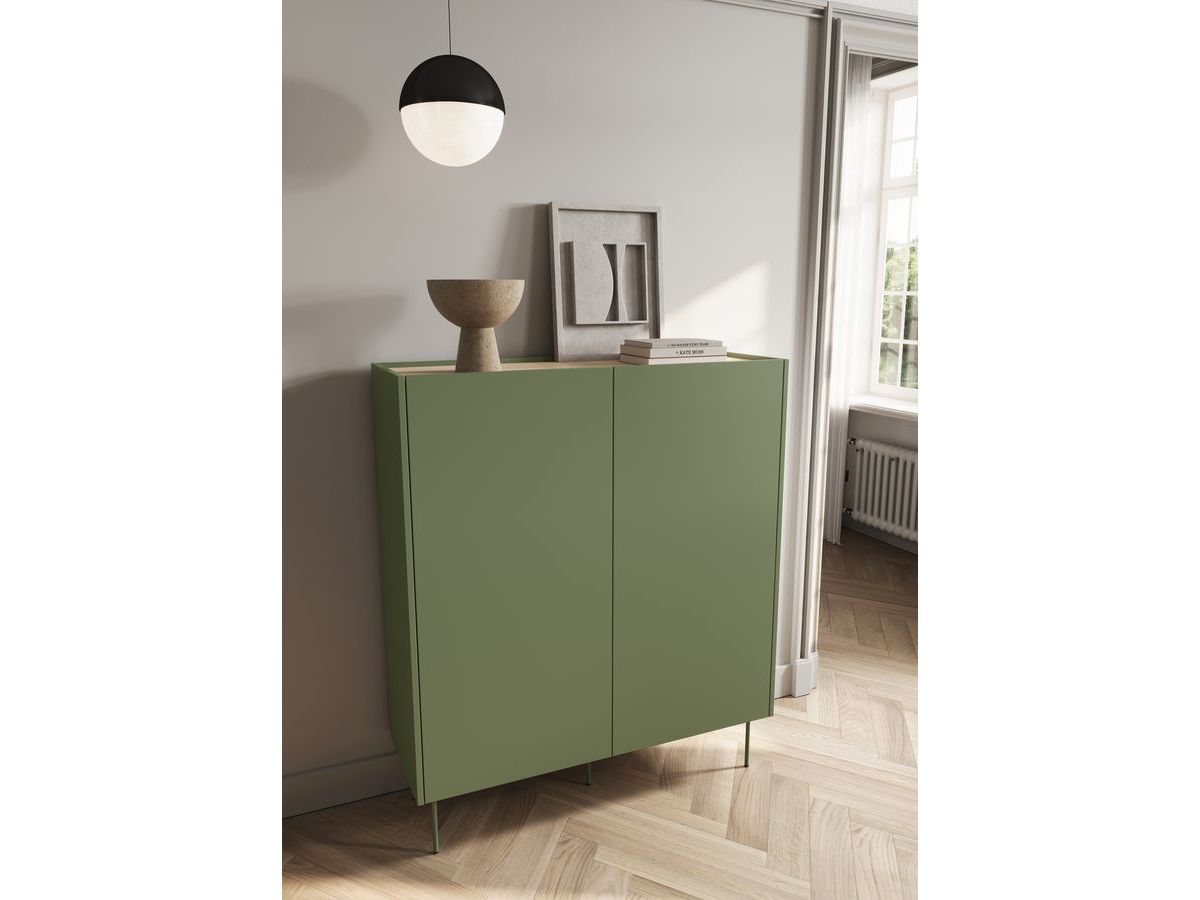 ATLAS 120 cm 2-deurs hoog dressoir