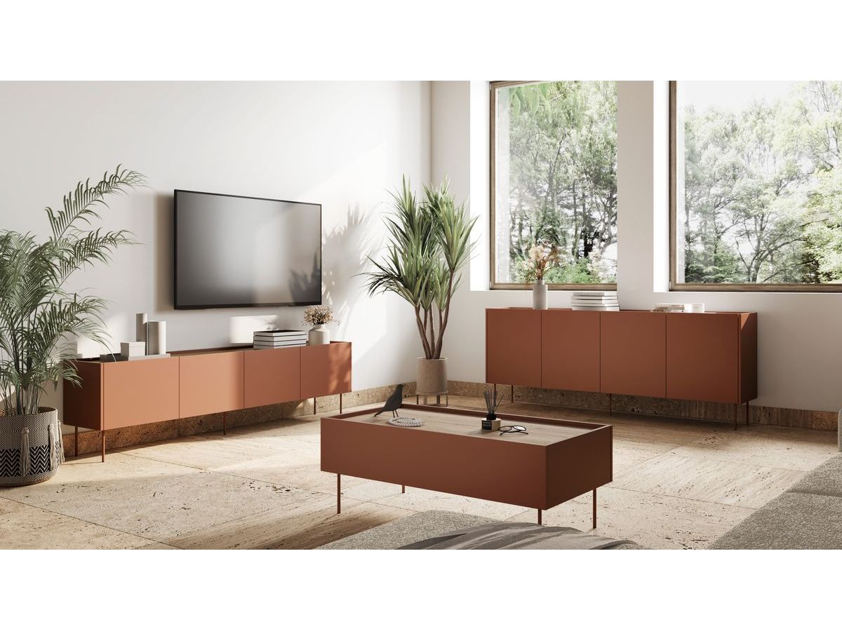 ATLAS 4-deurs tv-meubel 220 cm