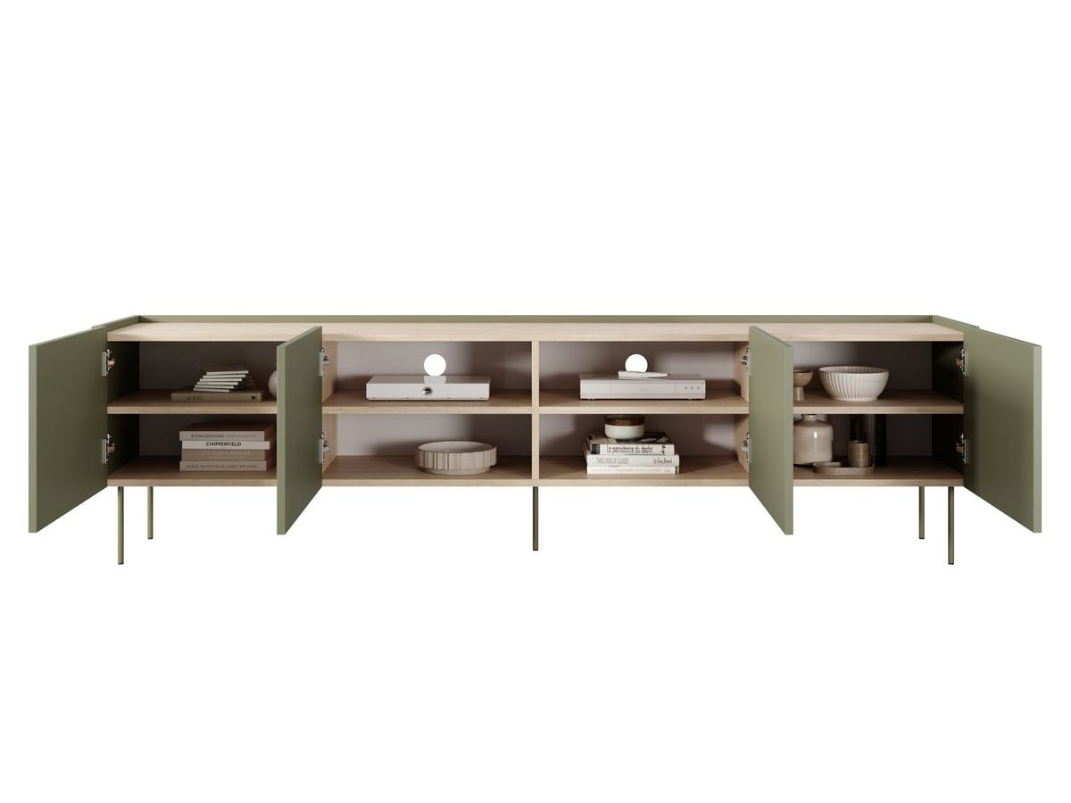 ATLAS 4-deurs tv-meubel 220 cm