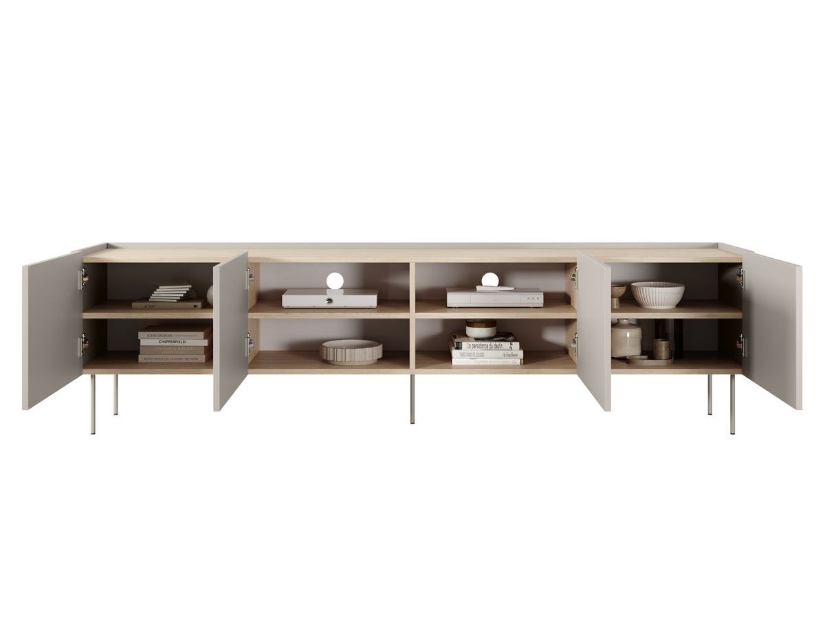 ATLAS 4-deurs tv-meubel 220 cm