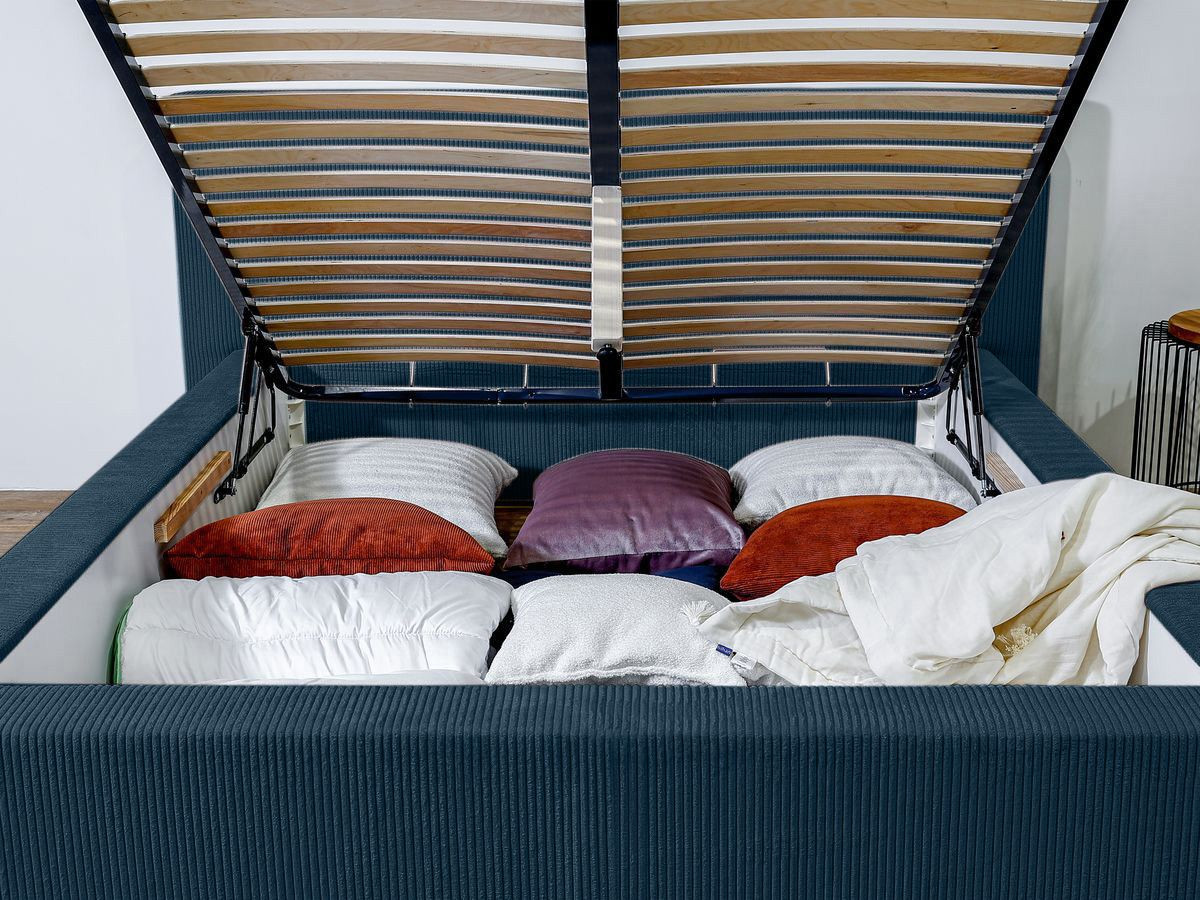 Lit coffre NIHAD rangement XL