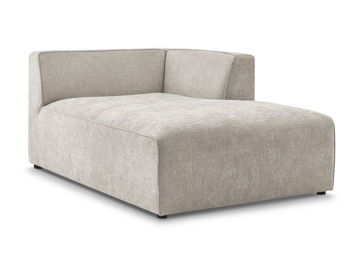 Méridienne pour canapé modulable MEGEVE tissu texturé