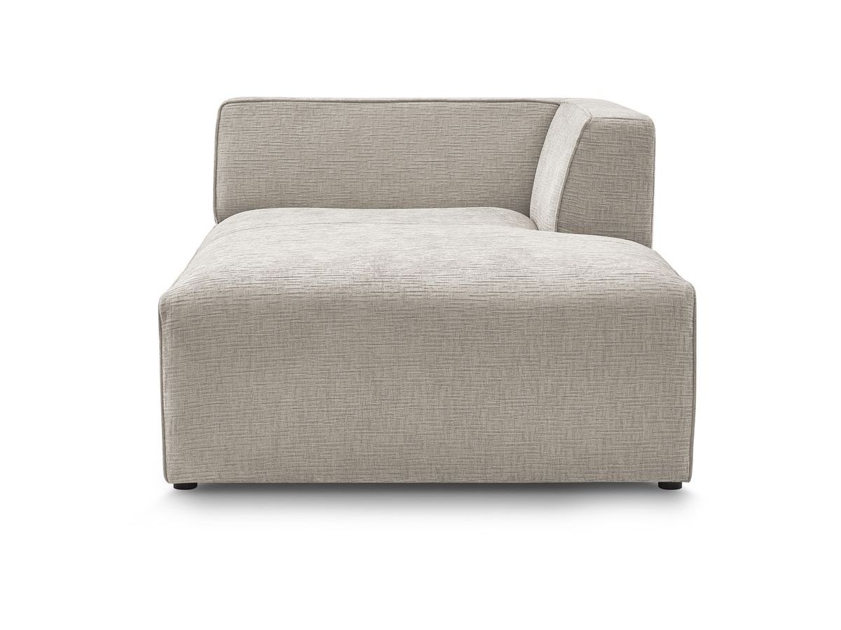 Méridienne pour canapé modulable MEGEVE tissu texturé