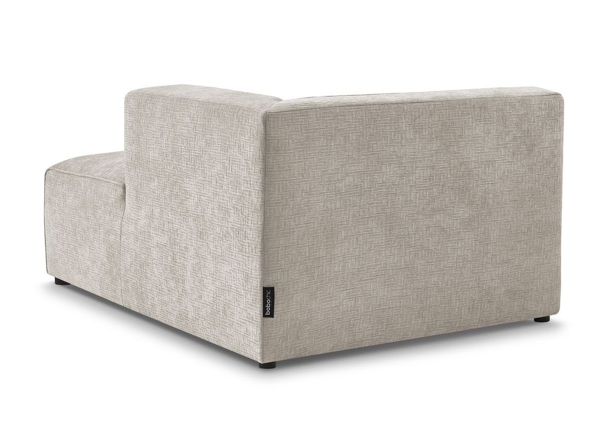 Méridienne pour canapé modulable MEGEVE tissu texturé