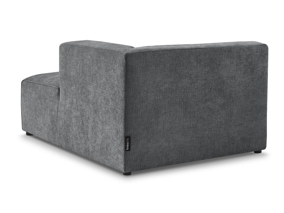 Méridienne pour canapé modulable MEGEVE tissu texturé