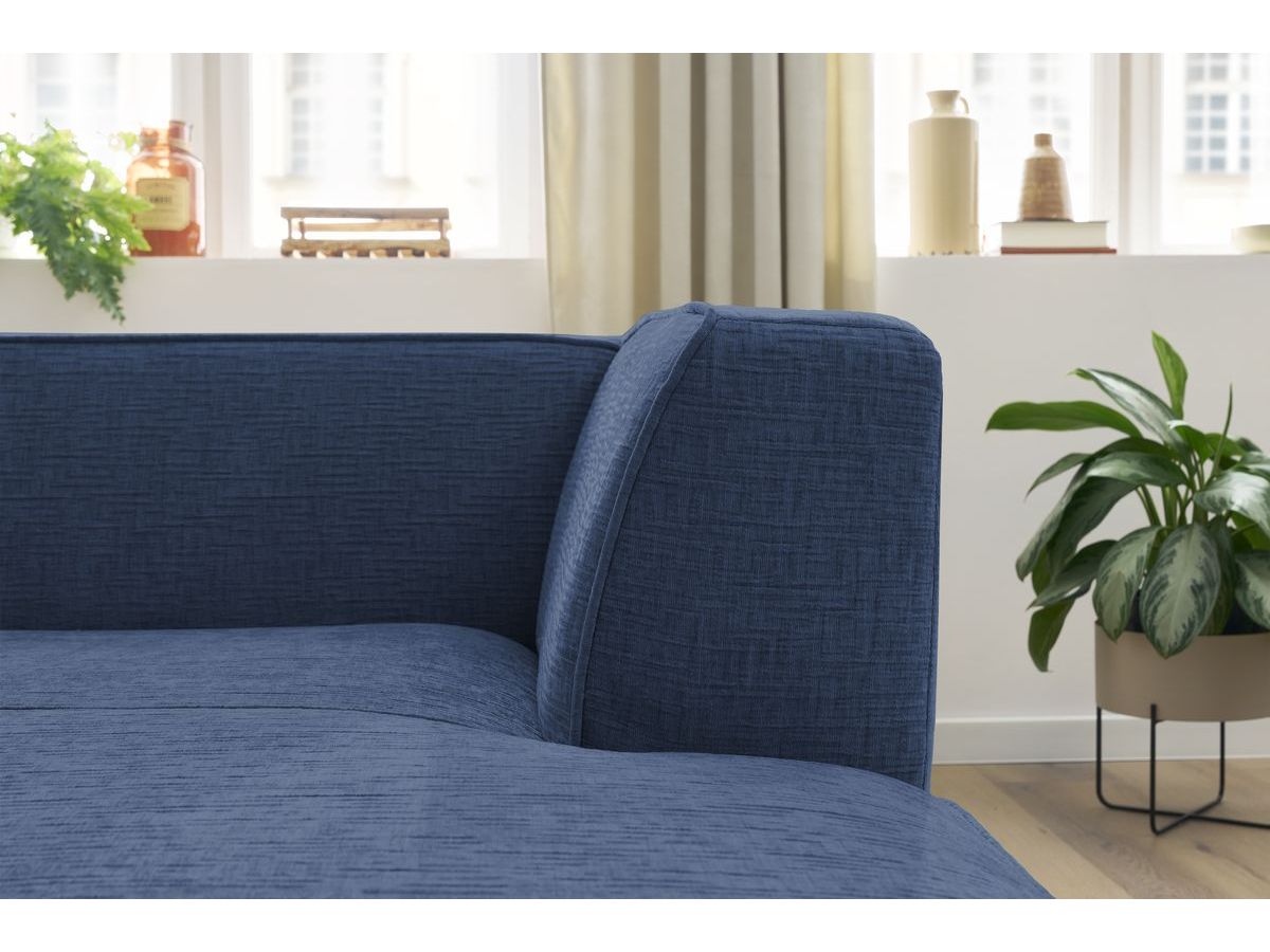 Méridienne pour canapé modulable MEGEVE tissu texturé